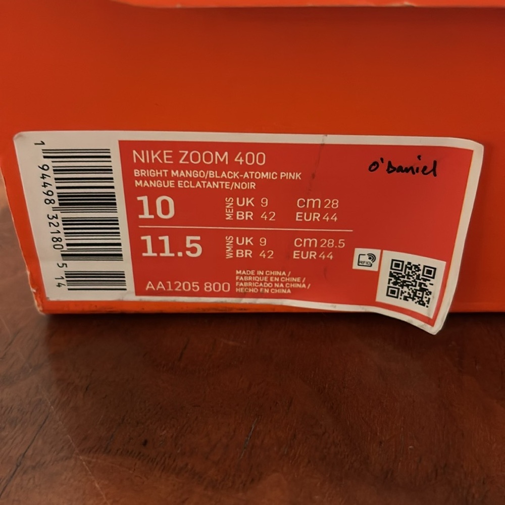 Nike Zoom 400 track shoes 10 - Picture 2 of 6